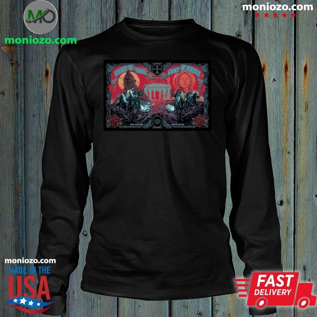 Original Guns N’ Roses at Uber Arena, Berlin 6 23-25 2026 Poster Shirt