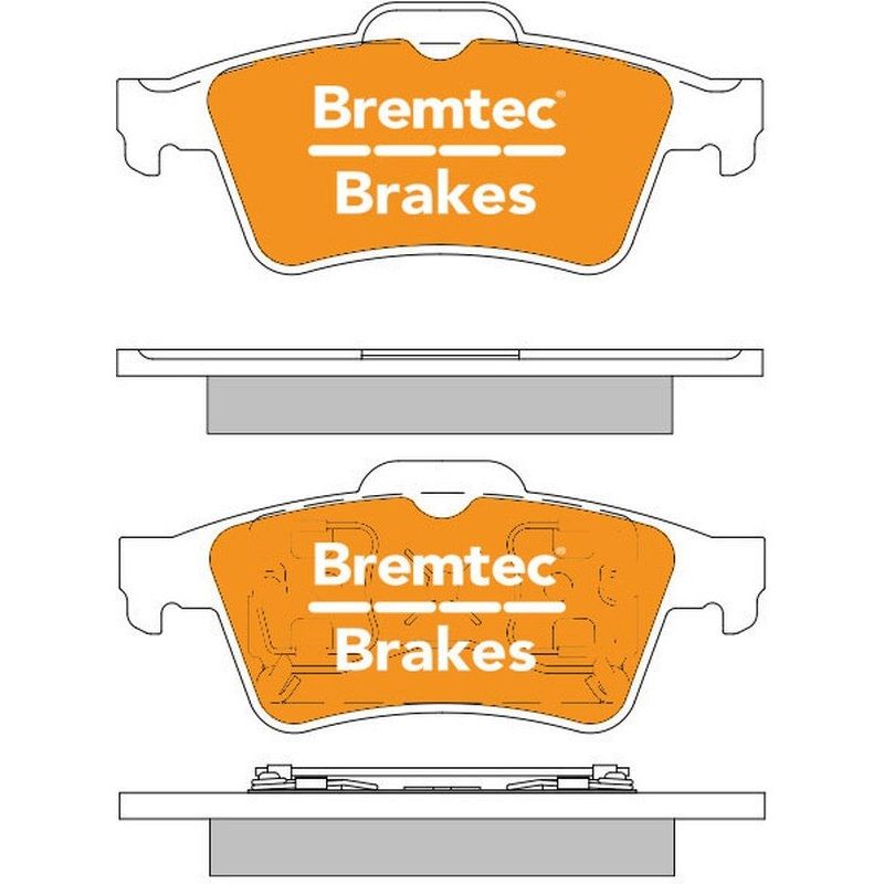 Bremtec Trade Line Brake Pad BT1547TS