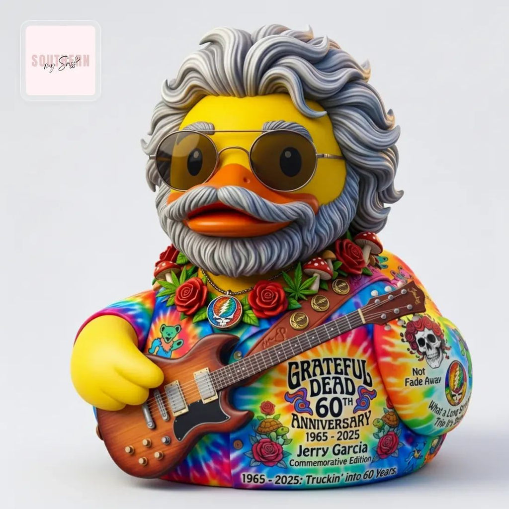 Grateful Dead 60th Anniversary Jerry Garcia Commemorative Tie-Dye Rubber Duck