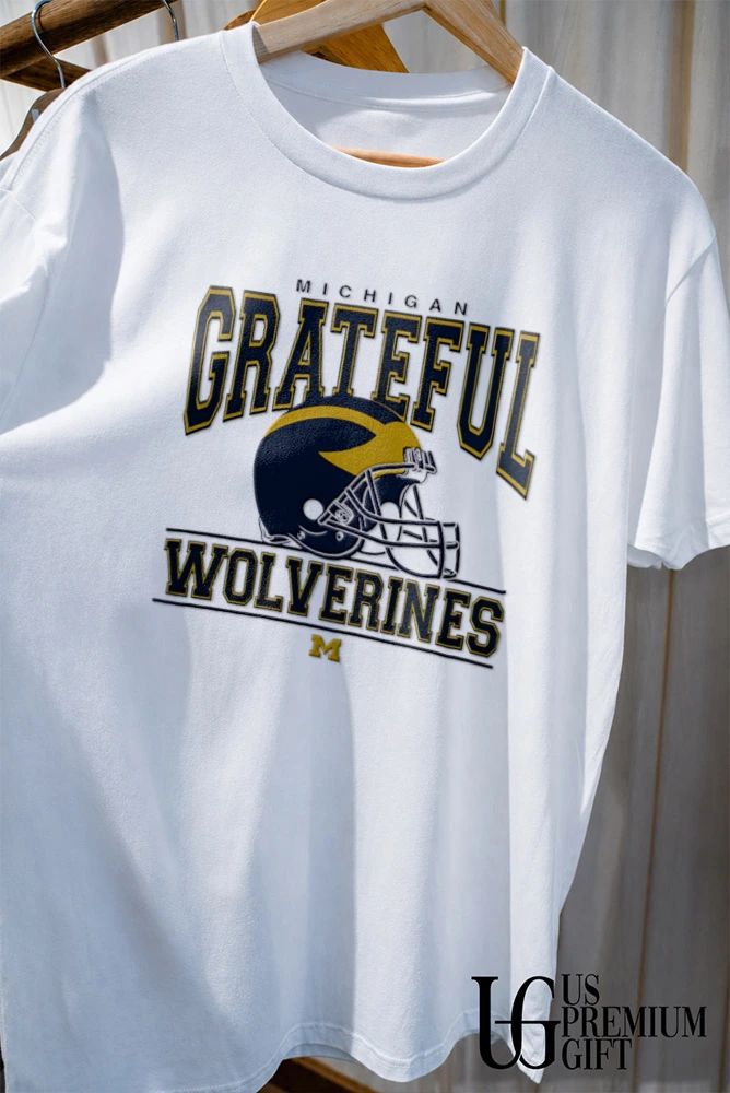 University Of Michigan Wolverines x Grateful Dead Steal Your helmet shirt