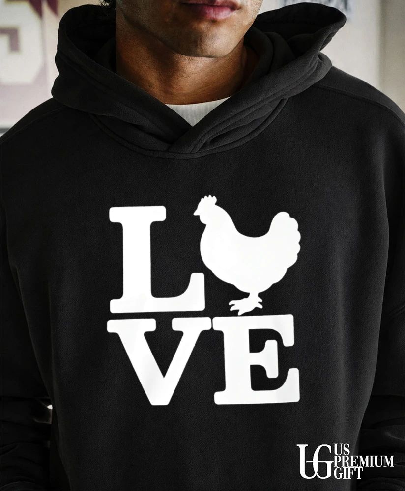 Hunter Luepke I Love Chickens shirt
