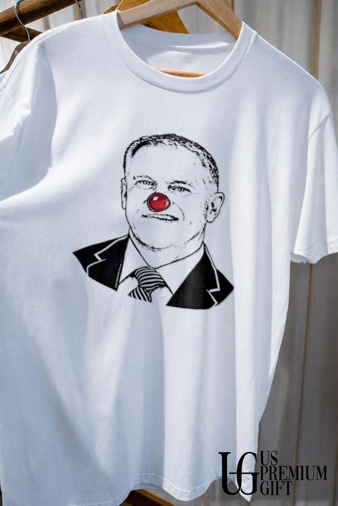 Hunter Yurachek clown portrait shirt