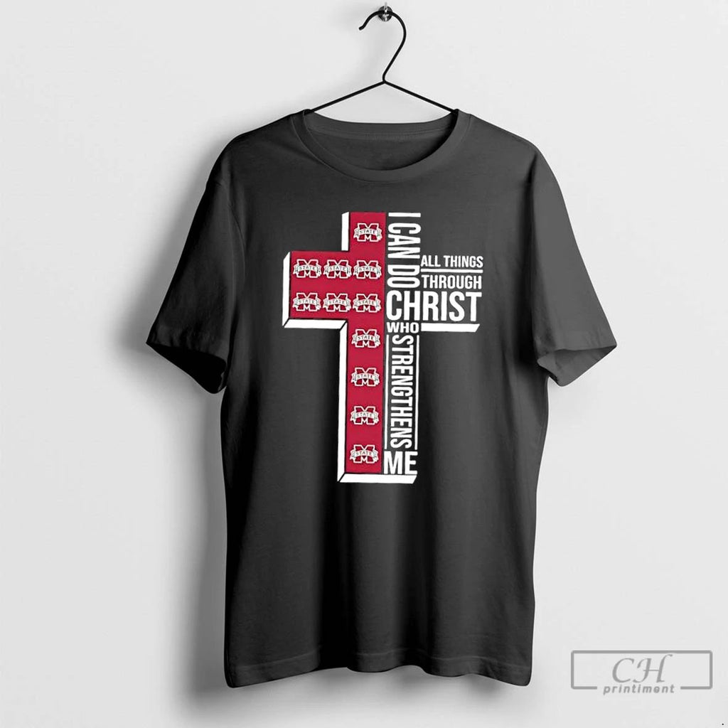 Classic I Can Do All Things Through Christ Who Strengthens Me Mississippi State Bulldogs Football