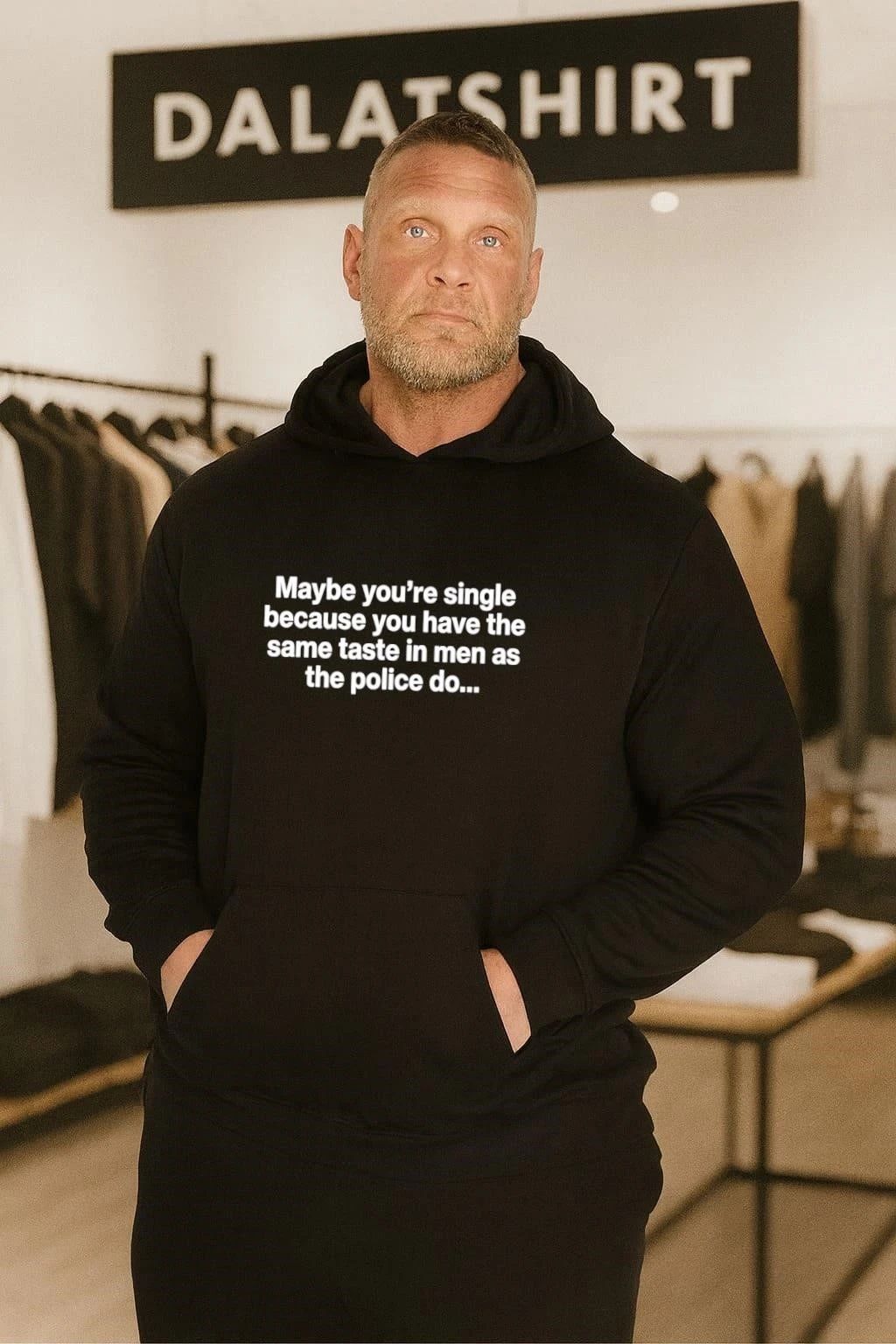 Maybe you’re single because you have the same taste in men as the police do shirt