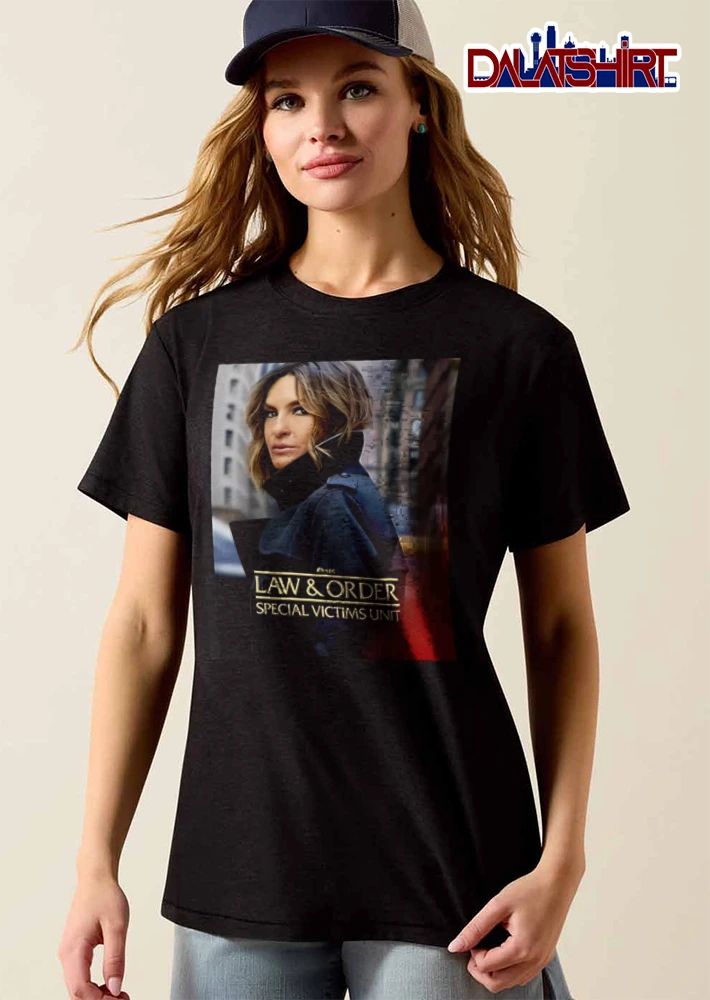 Law And Order Special Victims Unit Mariska Hargitay woman wearing shirt