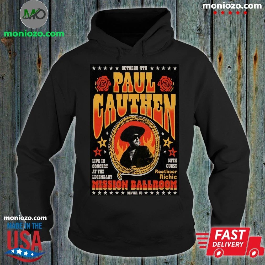 Paul Cauthen October 9 2026 In Denver CO Poster Shirt