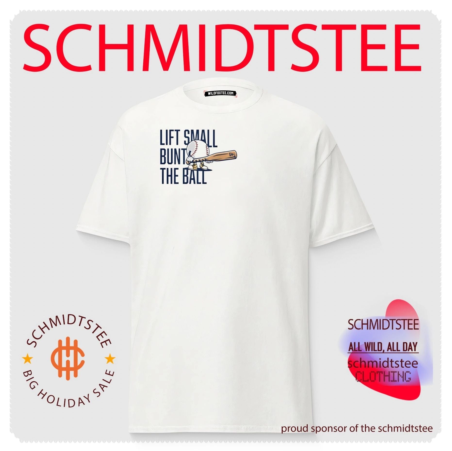 Lift Small Bunt the Ball baseball shirt