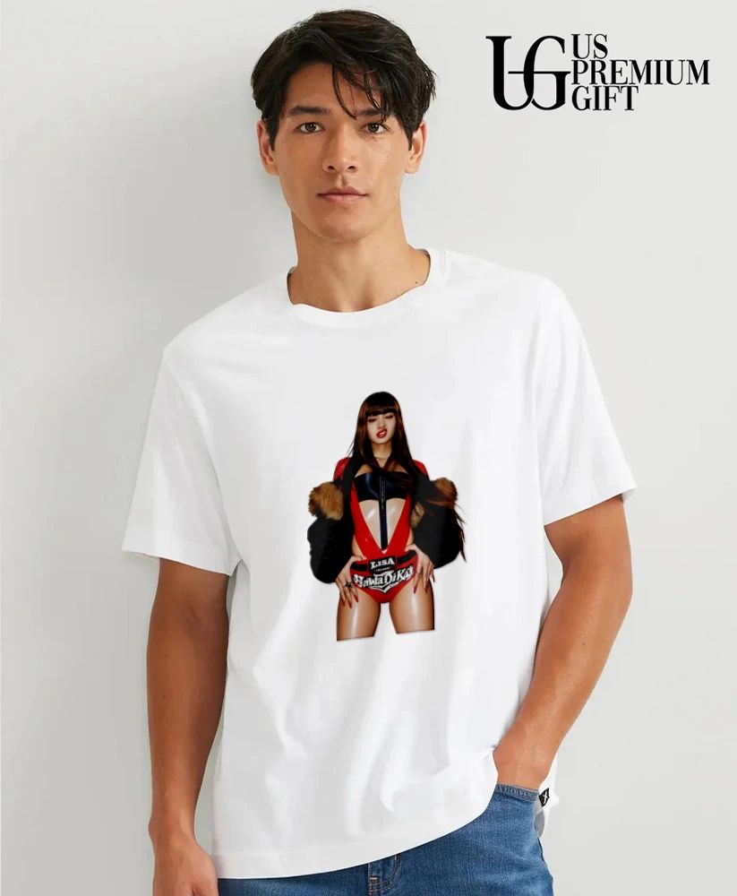 SawaDika Portrait Blackpink K-pop Lalisa Manobal shirt