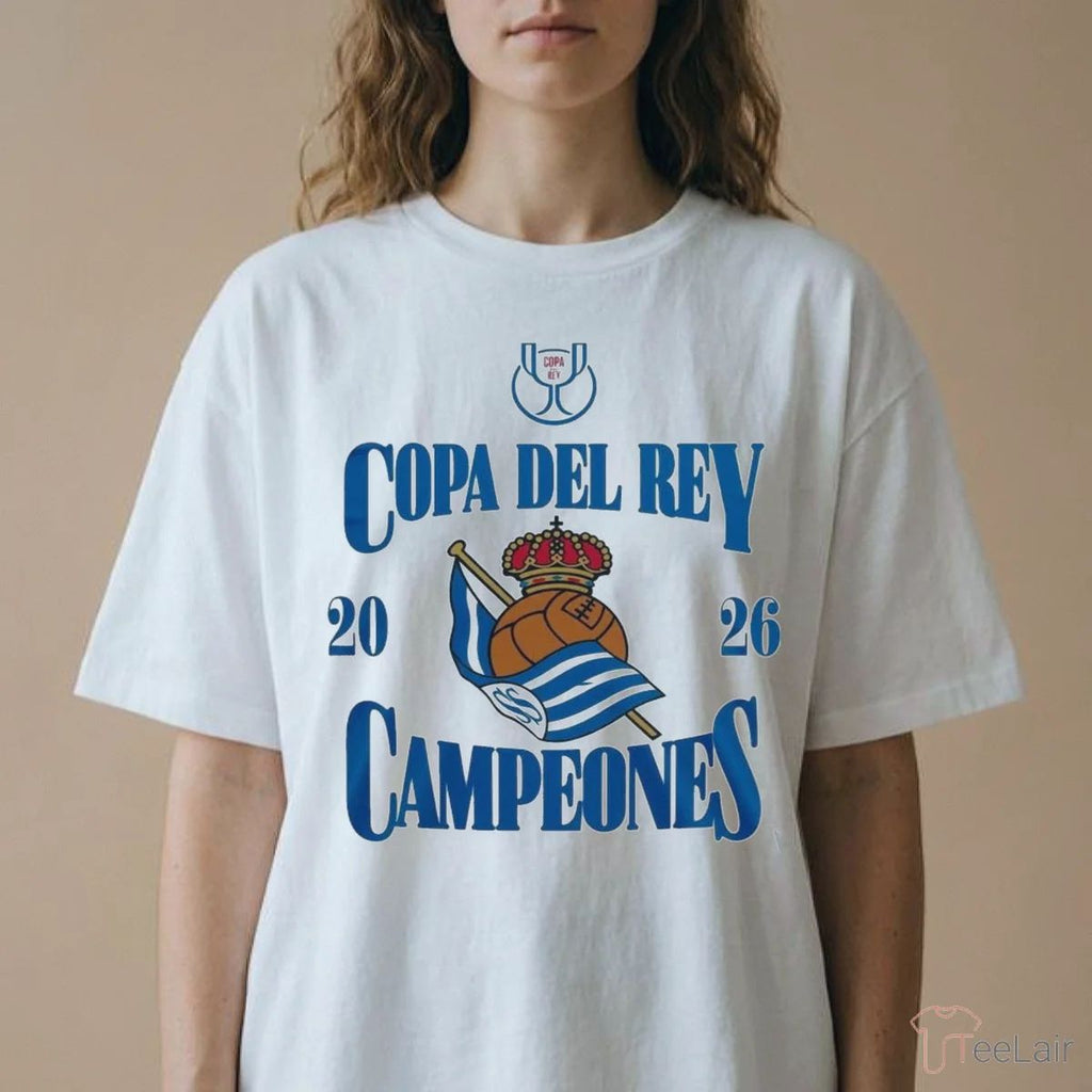Real Sociedad 2026 Copa Del Rey Champions Shirt