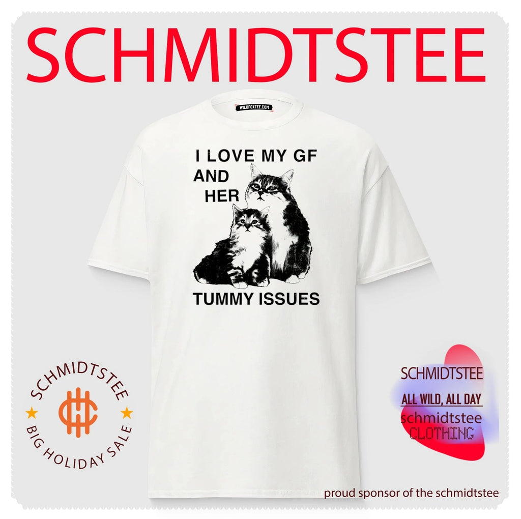I Love My GF and Her Tummy Issues funny cat shirt