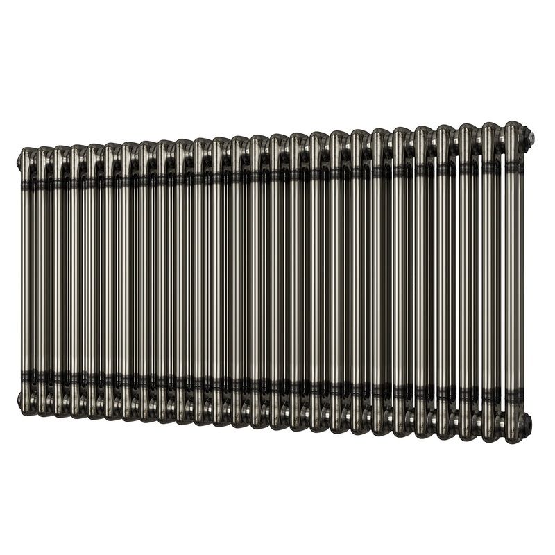 Alpha – Raw Metal Column Radiator H600mm x W1164mm 2 Column – Feet Included