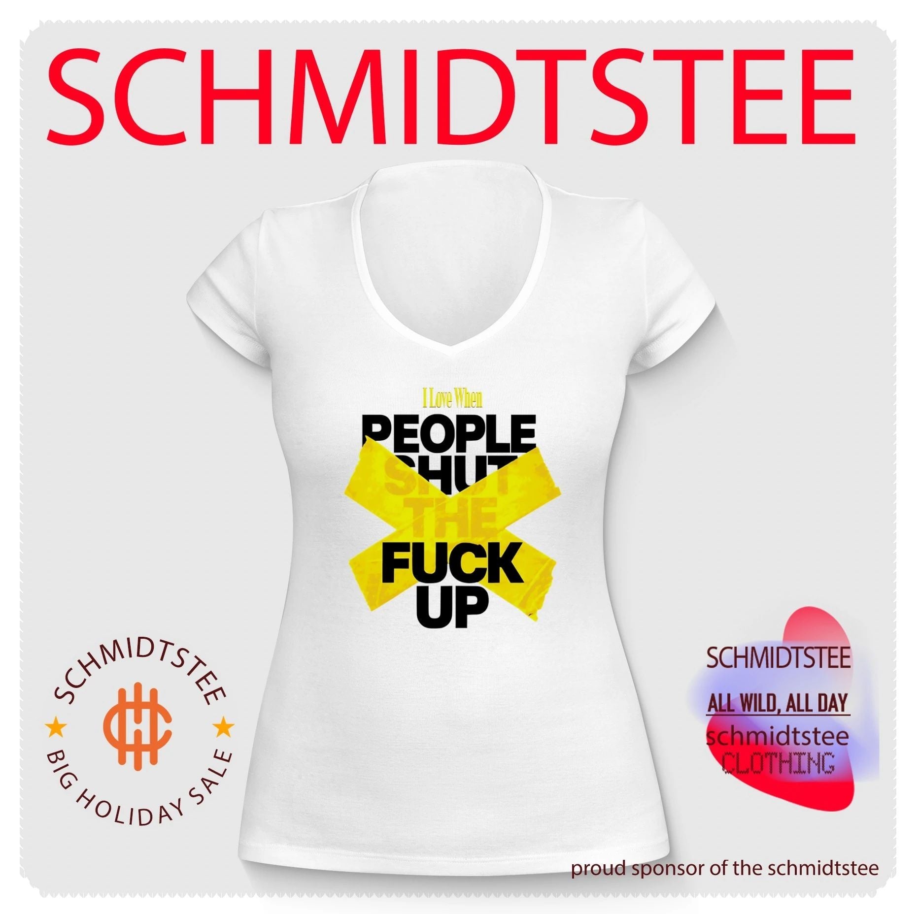 I Love When People Shut the Fuck Up sarcastic shirt
