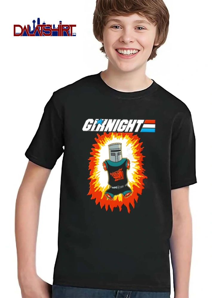 GIR Night armless knight helmet boar emblem explosion shirt
