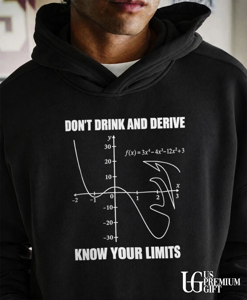 Don’t drink and derive know your limits shirt