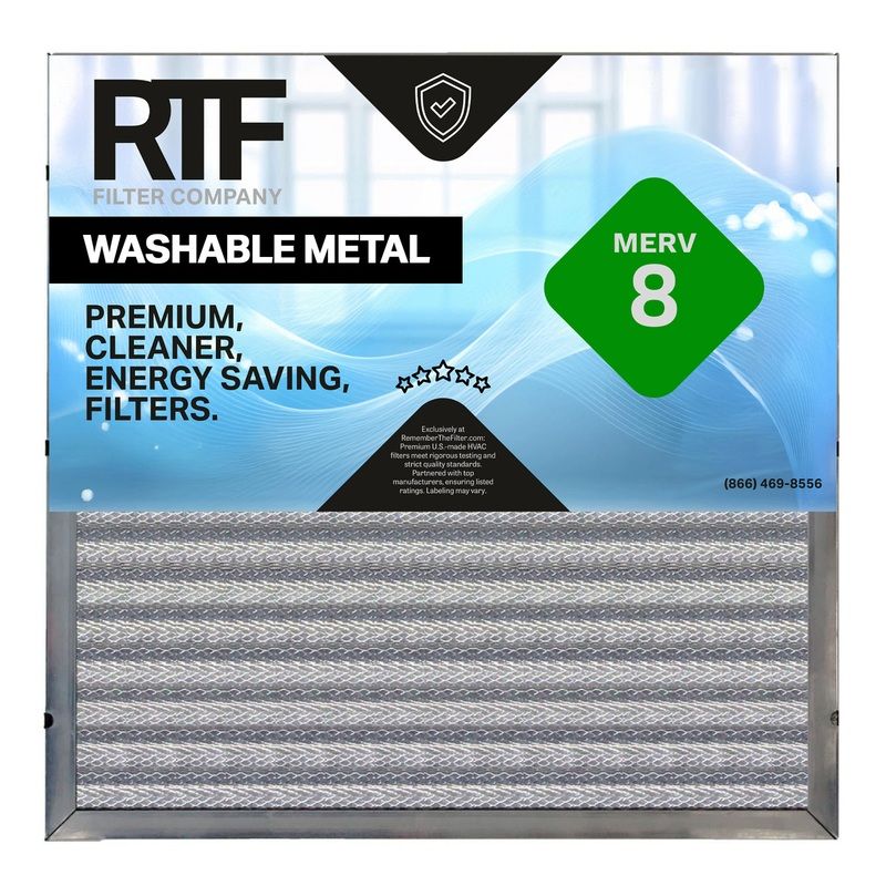 18x30x1 PrimeShield WashGuard Metal HVAC Air Filter Washable & Reusable