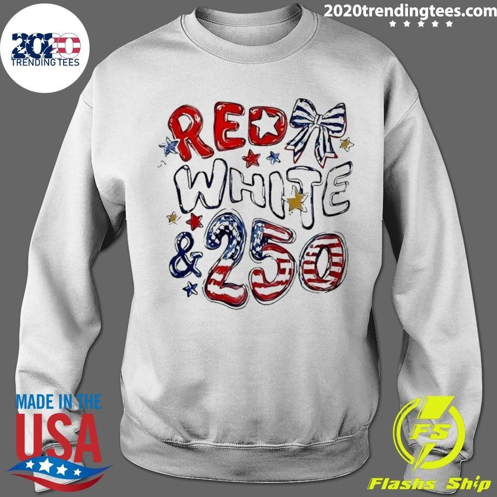 Red White & Blue 250 USA 4th Of July Shirt