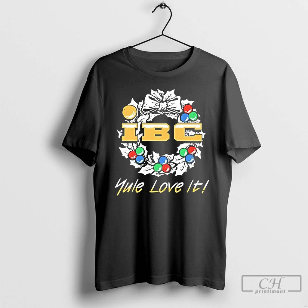 Classic Ibc Yule Love It Christmas Wreath T Shirts Hoodie Longsleeve