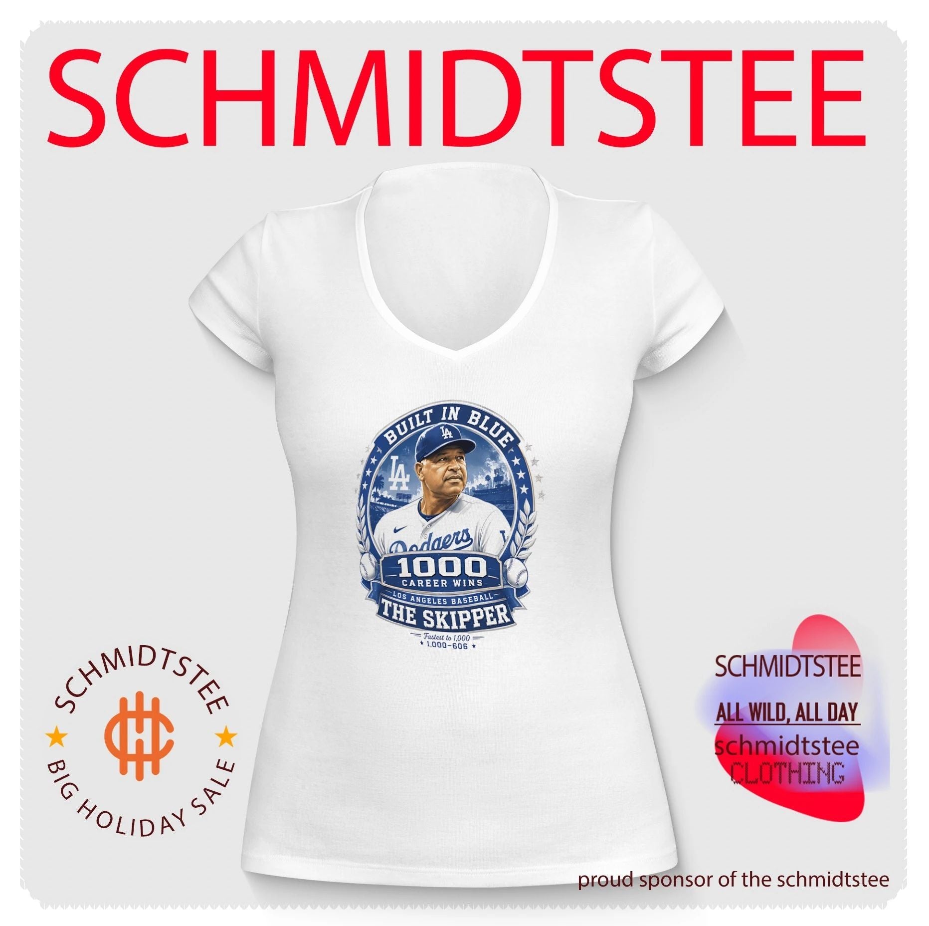 Dave Roberts Los Angeles Dodgers 1000 Career Wins The Skipper shirt