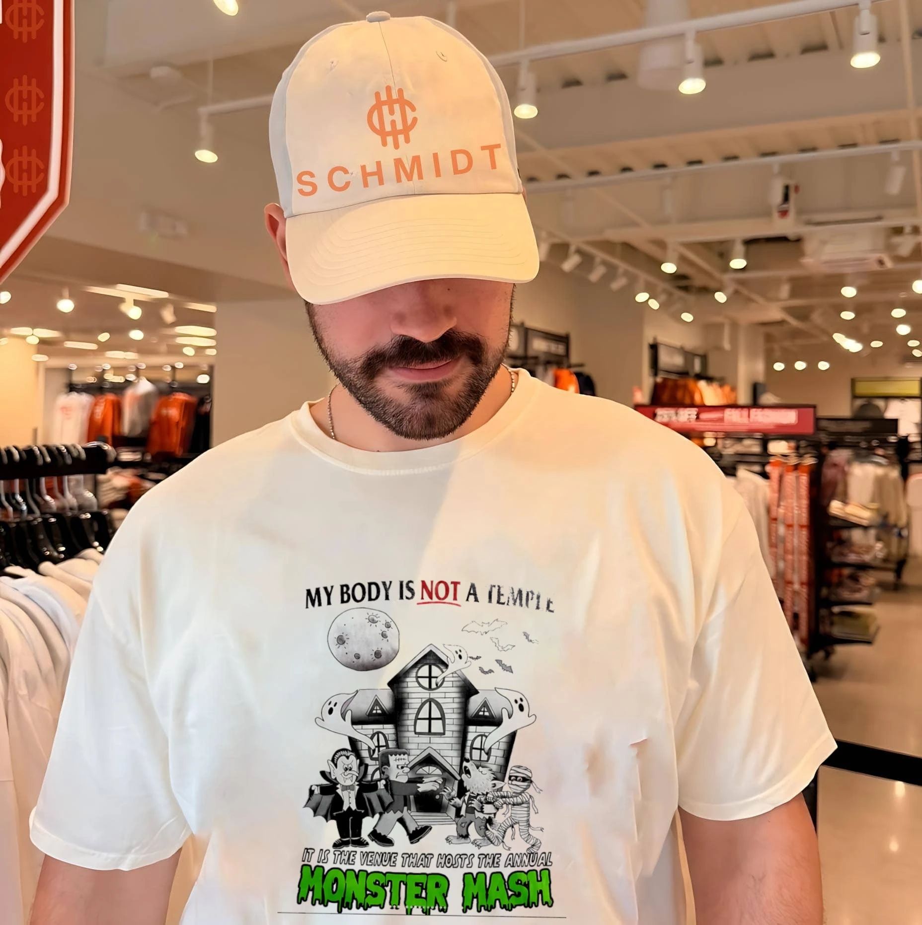 My Body Is Not a Temple Monster Mash Halloween Party shirt