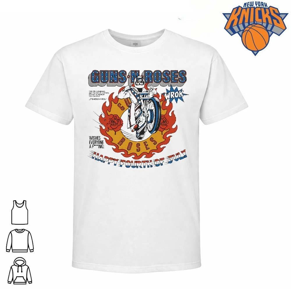 Guns N’ Roses Happy Fourth of July This Fire Is Burning And It’s Out Of Control It’s Not A Problem You Can Stop t-shirt