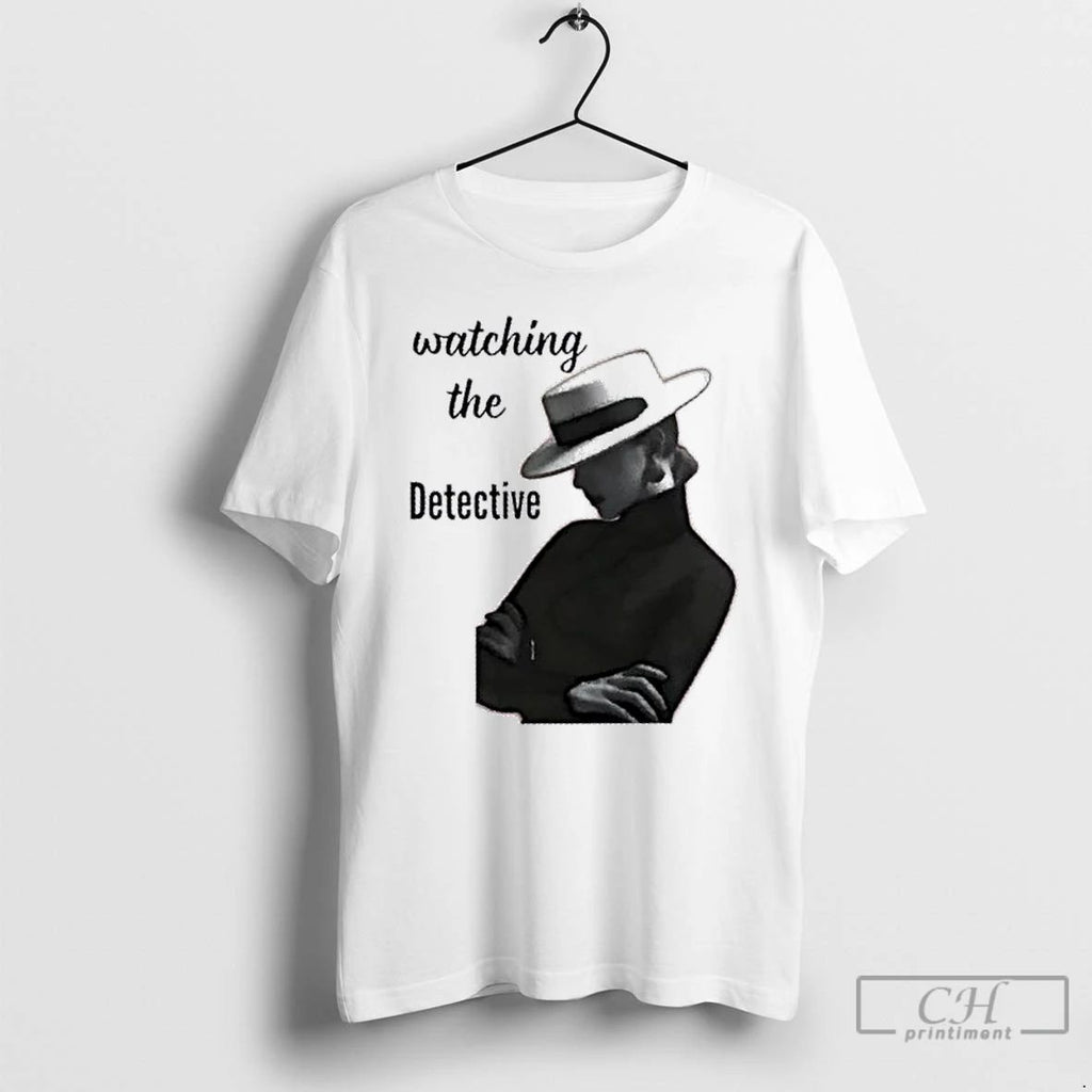 Classic Girl Watching The Detective T Shirts Hoodie Longsleeve