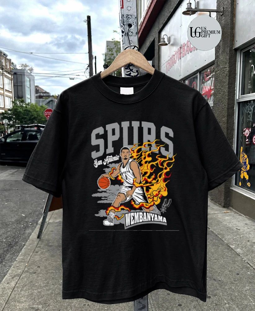 Victor Wembanyama San Antonio Spurs NBA Fired Up shirt