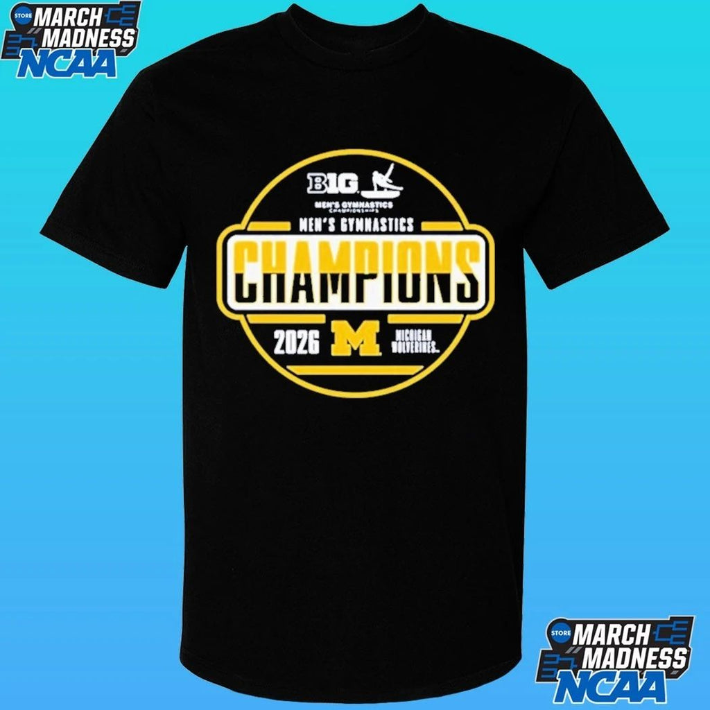 Michigan Wolverines 2026 Big Ten Men’s Gymnastics Champions Shirt