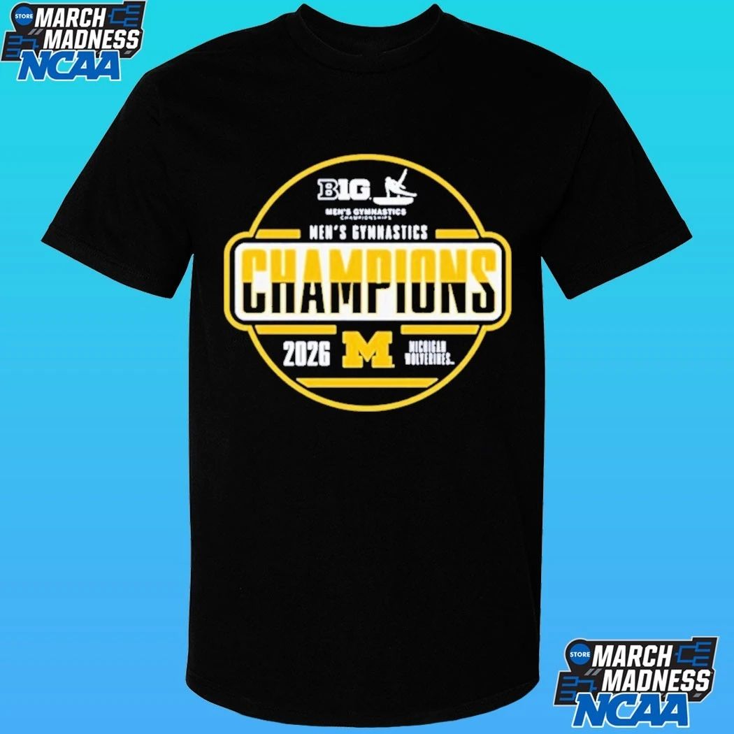 Michigan Wolverines 2026 Big Ten Men’s Gymnastics Champions Shirt