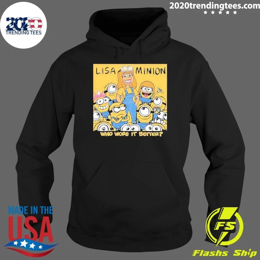 Lisa x Minions Who Wore It Better Ba-ba-ba-bananas For Lalalalisa Vintage Shirt