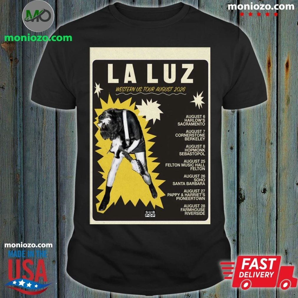 La Luz Western US Tour August 2026 Poster Shirt
