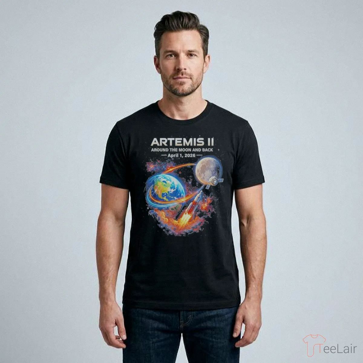 Artemis II Rocket Space Launch Back To The Moon Mission 2026 Shirt