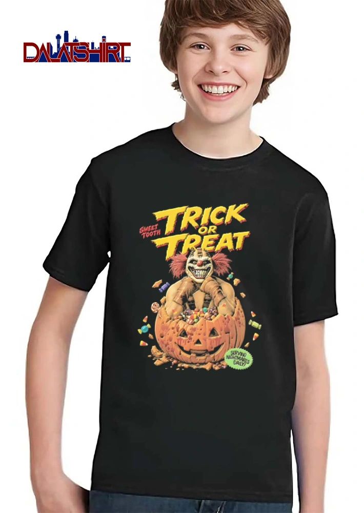 Twisted Metal Sweet Tooth Trick Or Treat Serving Nightmares Daily shirt