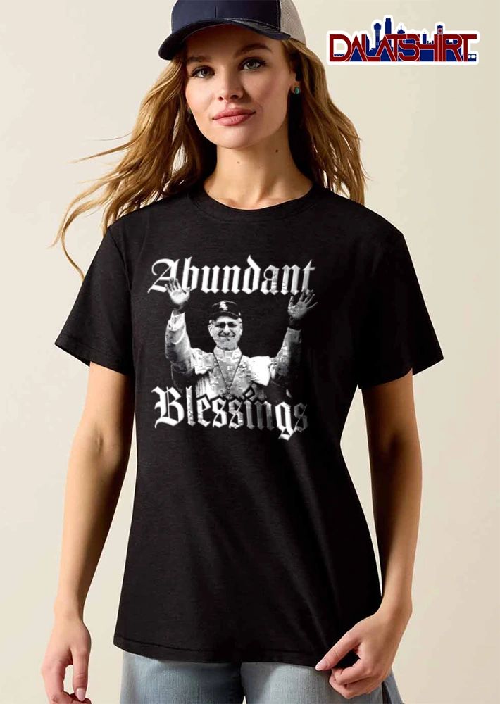 Chicago White Sox Pope Francis Abundant Blessings wearing White Sox cap shirt