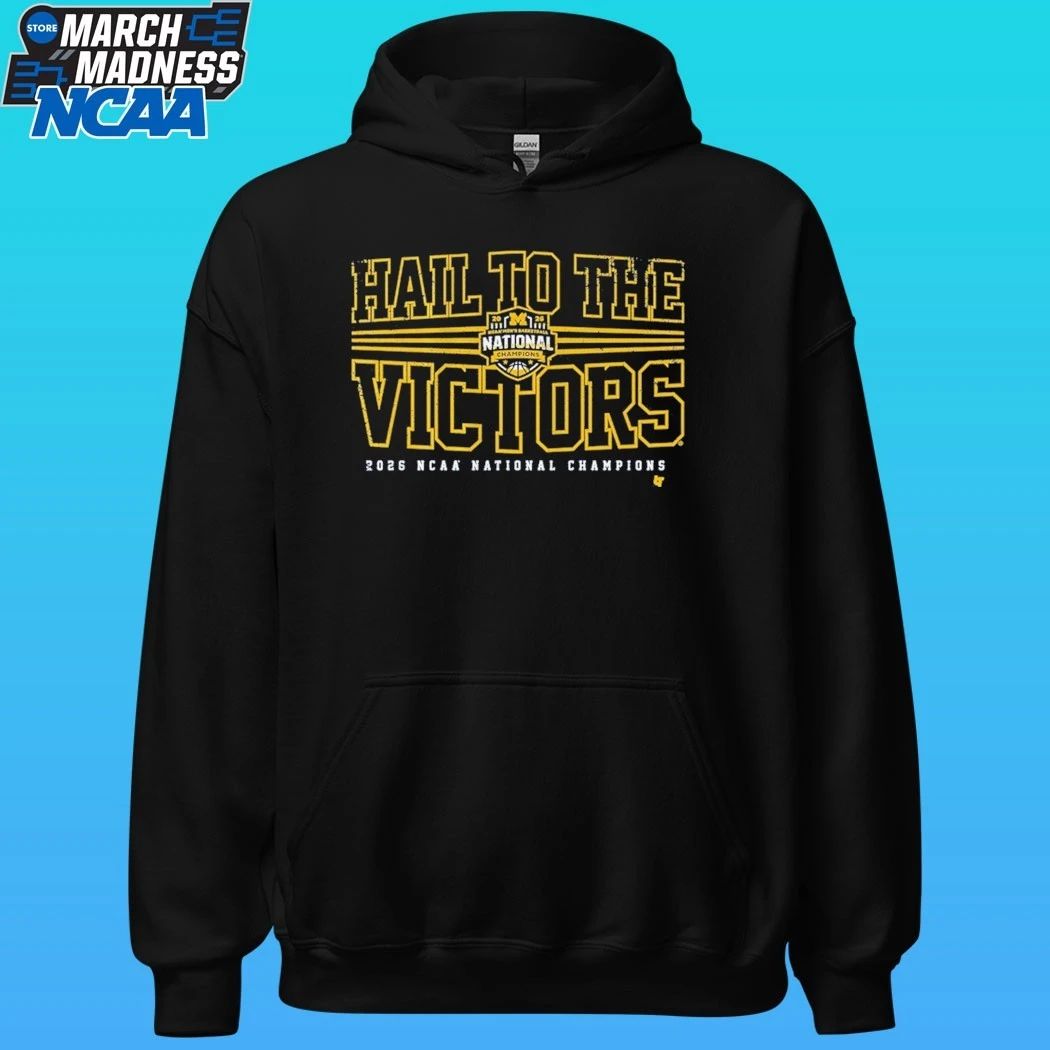 Michigan Wolverines MBB 2026 National Champions Hail To The Victors Shirt