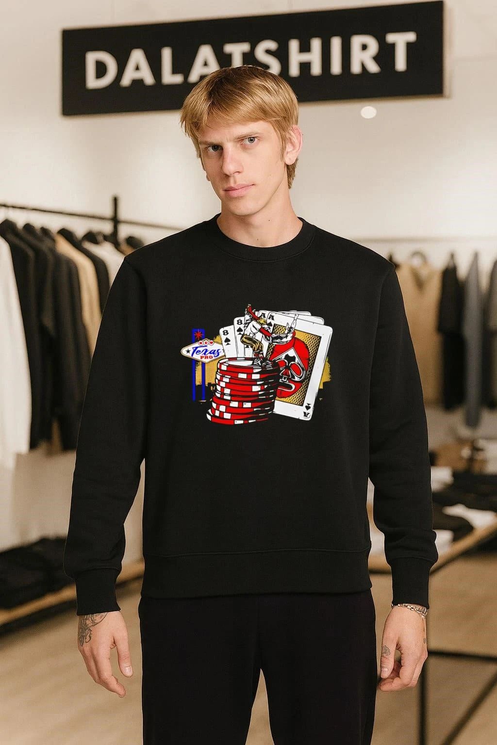 Texas Pro Wrestling Poker Card shirt