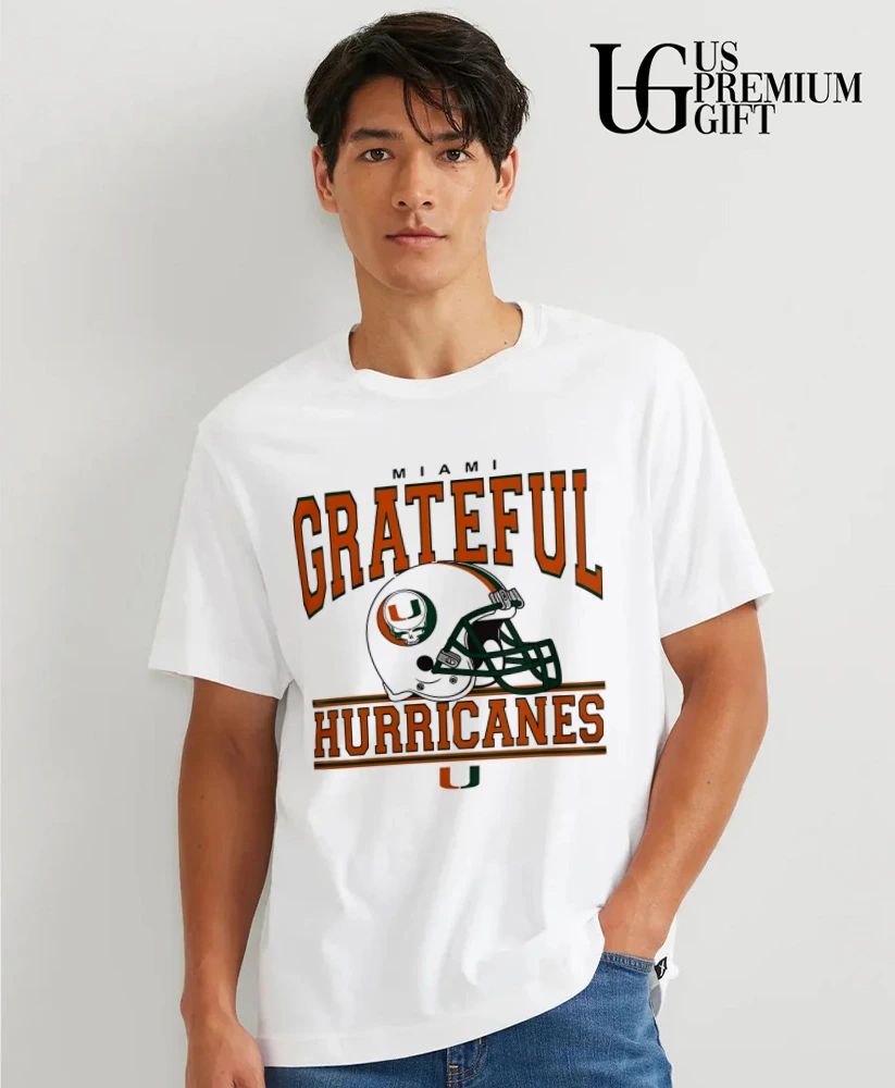 University Of Miami x Grateful Dead Steal Your helmet shirt