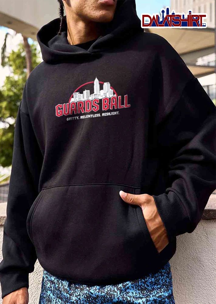 Cleveland Guardians Guards Ball Gritty Relentless Resilient skyline red arch graphic shirt