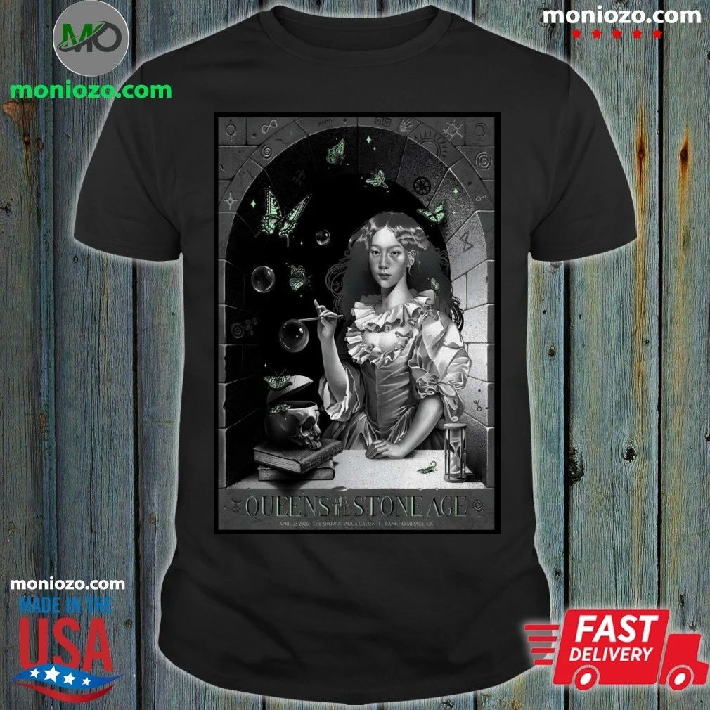 Original QOTSA Rancho Mirage CA On Apr 25 2026 Poster Shirt