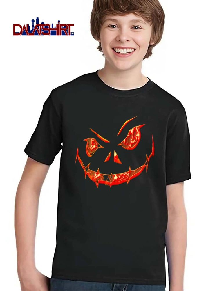 Halloween Evil Pumpkin Face shirt