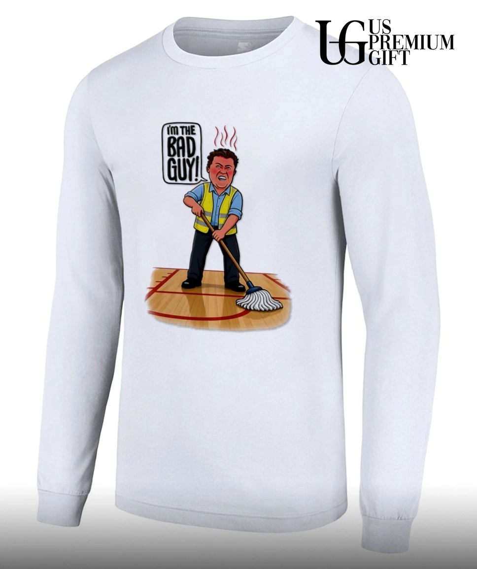 Rico Bosco man mopping I’m The Bad Guy shirt