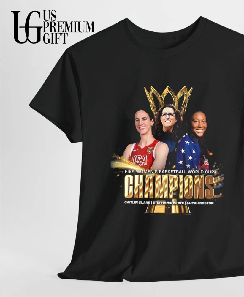 Indiana Fever Caitlin Clark 2026 FIBA World Cup Champions shirt