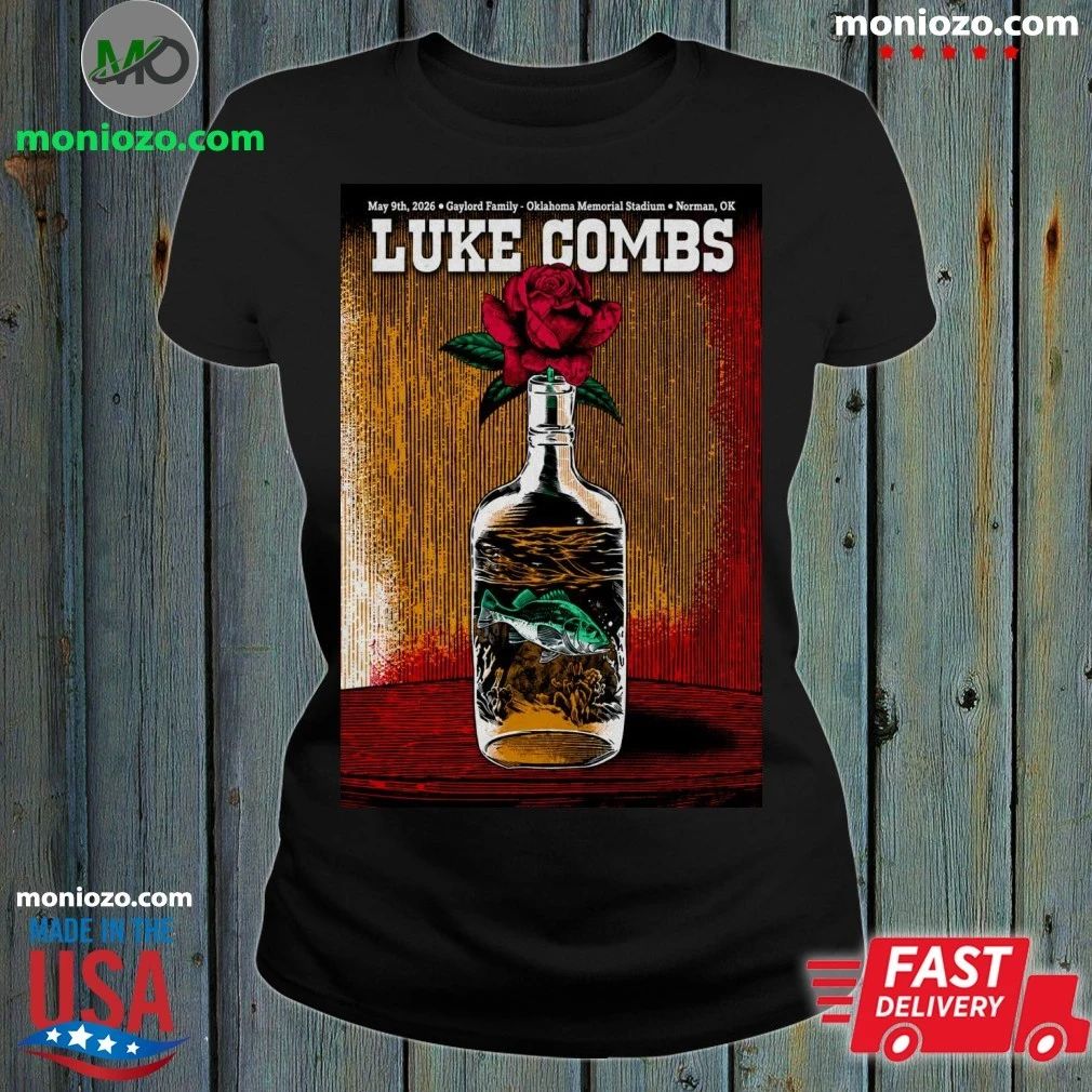 Original Luke Combs May 9 2026, Norman OK Poster Shirt