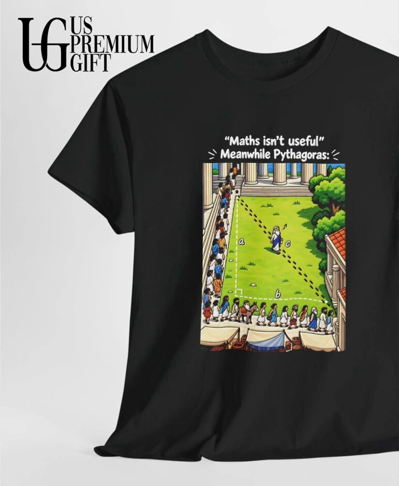 Pythagoras Maths Isn’t Useful Meme Pythagorean theorem shirt