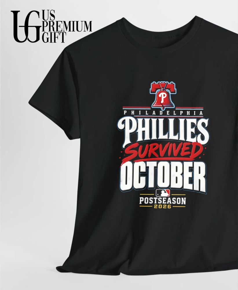 Philadelphia Phillies Baseball Survived October Postseason 2026 shirt