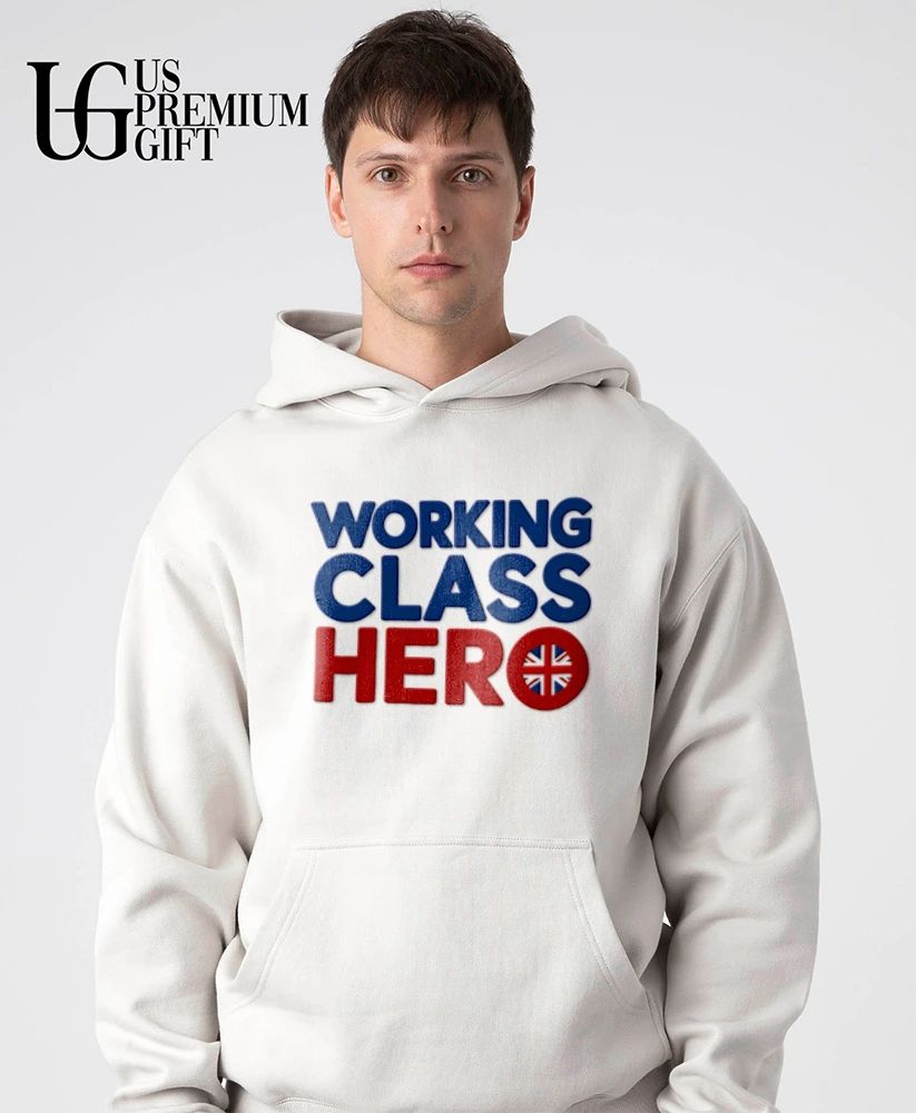 Working Class Hero British Flag Union Jack shirt