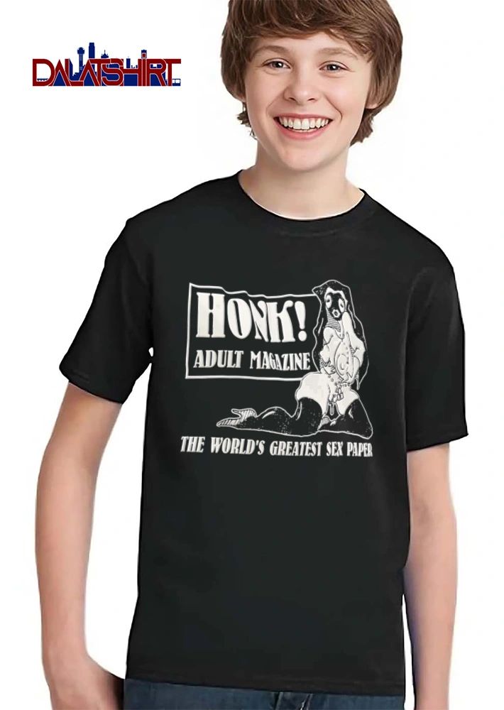 Honk Adult Magazine The Worlds Greatest Sex Paper nun wearing mask lingerie illustration shirt