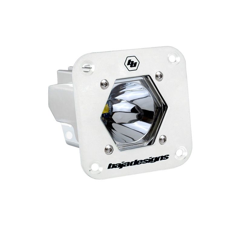 S1 Flush Mount Spot LED Light Pod Length 2.1in X Depth 2.1in X Height 2.1in