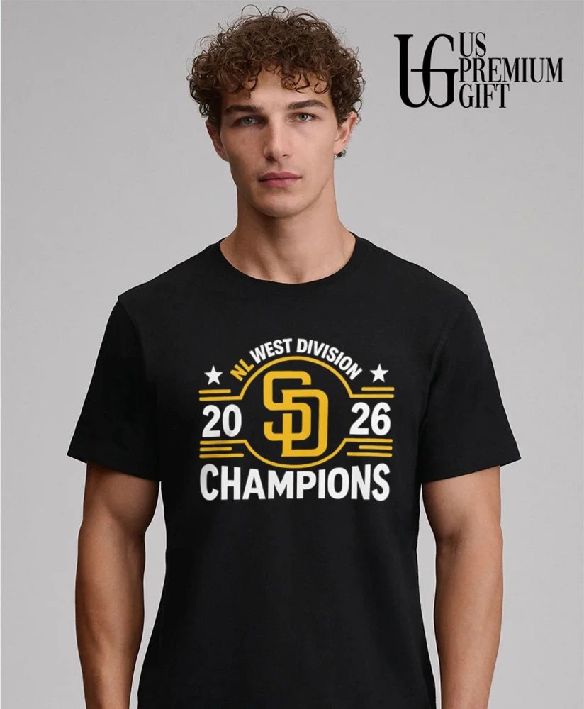 San Diego Padres NL West Division Champions 2026 shirt