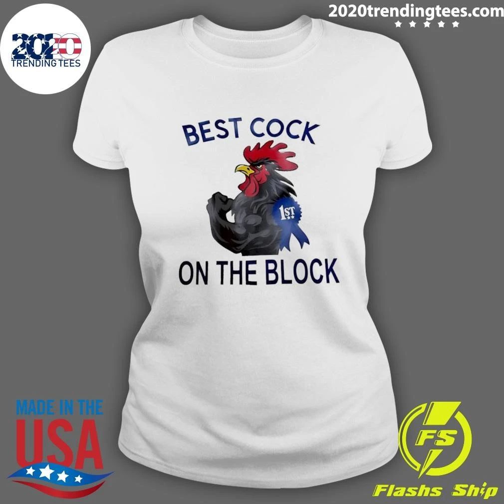 on the Block Muscular Rooster Award shirt