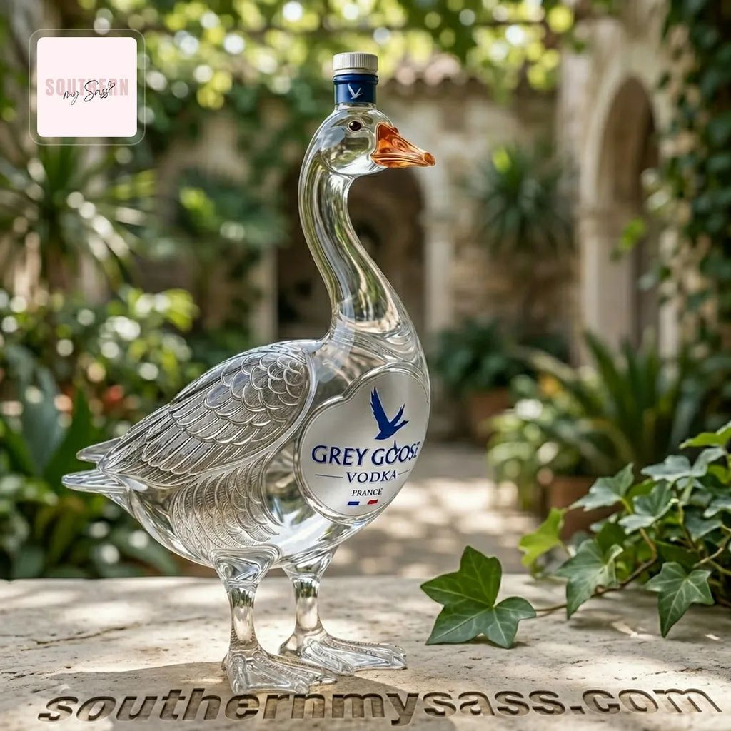 Grey Goose Vodka Premium Whiskey Bottle